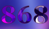 868 — изображение числа восемьсот шестьдесят восемь (картинка 5)