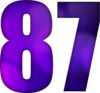 87 — изображение числа восемьдесят семь (картинка 6)