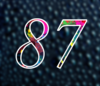 87 — изображение числа восемьдесят семь (картинка 4)