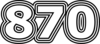 870 — изображение числа восемьсот семьдесят (картинка 7)