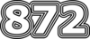 872 — изображение числа восемьсот семьдесят два (картинка 7)