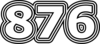 876 — изображение числа восемьсот семьдесят шесть (картинка 7)