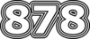878 — изображение числа восемьсот семьдесят восемь (картинка 7)