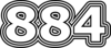884 — изображение числа восемьсот восемьдесят четыре (картинка 7)