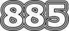 885 — изображение числа восемьсот восемьдесят пять (картинка 7)
