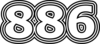 886 — изображение числа восемьсот восемьдесят шесть (картинка 7)