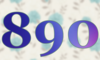 890 — изображение числа восемьсот девяносто (картинка 5)