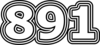 891 — изображение числа восемьсот девяносто один (картинка 7)