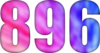 896 — изображение числа восемьсот девяносто шесть (картинка 6)