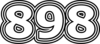 898 — изображение числа восемьсот девяносто восемь (картинка 7)