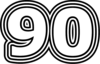 90 — изображение числа девяносто (картинка 7)