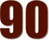 90 — изображение числа девяносто (картинка 3)