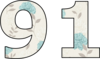 91 — изображение числа девяносто один (картинка 2)