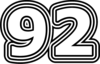 92 — изображение числа девяносто два (картинка 7)