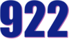 922 — изображение числа девятьсот двадцать два (картинка 3)