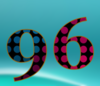 96 — изображение числа девяносто шесть (картинка 5)