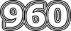 960 — изображение числа девятьсот шестьдесят (картинка 7)