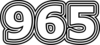 965 — изображение числа девятьсот шестьдесят пять (картинка 7)