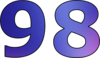 98 — изображение числа девяносто восемь (картинка 2)