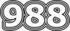 988 — изображение числа девятьсот восемьдесят восемь (картинка 7)